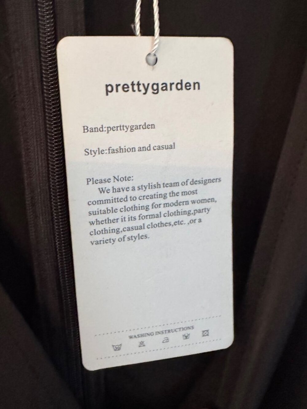 Prettygarden Sleeveless Black Draped Knot VNeck Maxi Dress Satin Large NWT - Picture 5 of 11